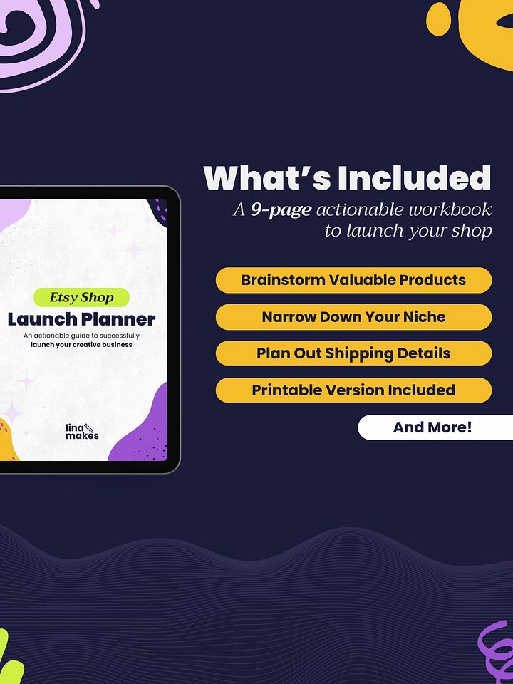 Etsy Shop Launch Planner & Checklist product image (2)