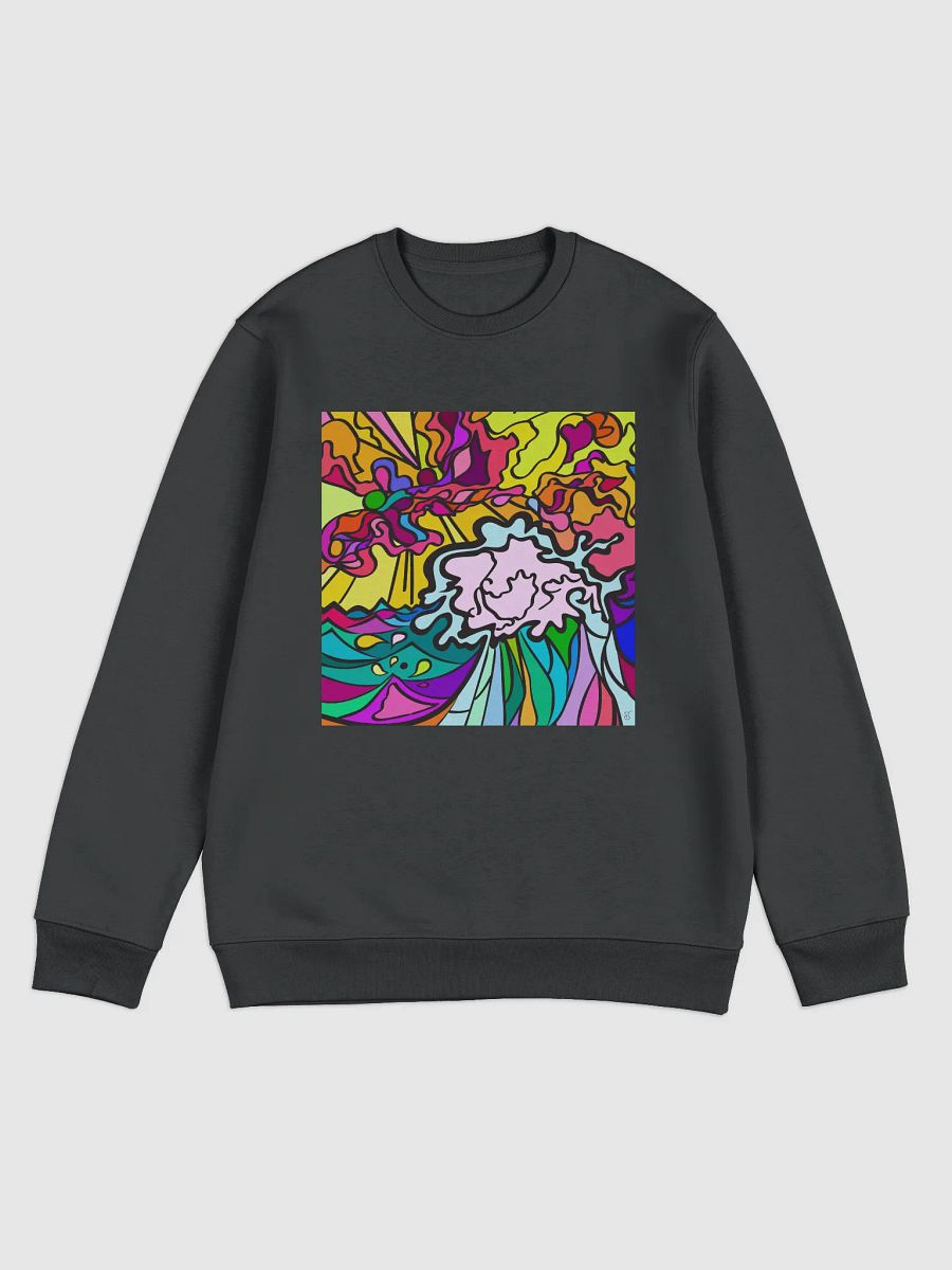 Swirling Dreams Unisex Eco Sweatshirt - Wave at Sunset product image (1)