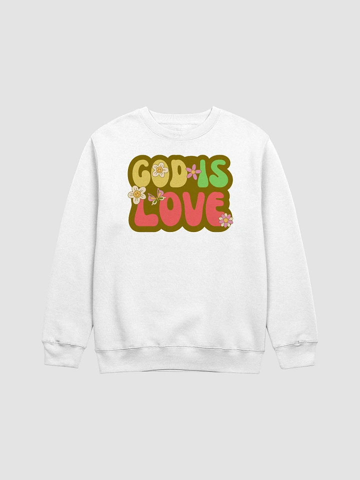 God Is Love Retro Sweatshirt product image (2)