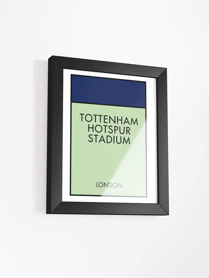 Tottenham Hotspur Stadium London Monopoly Title Art Framed Print product image (2)
