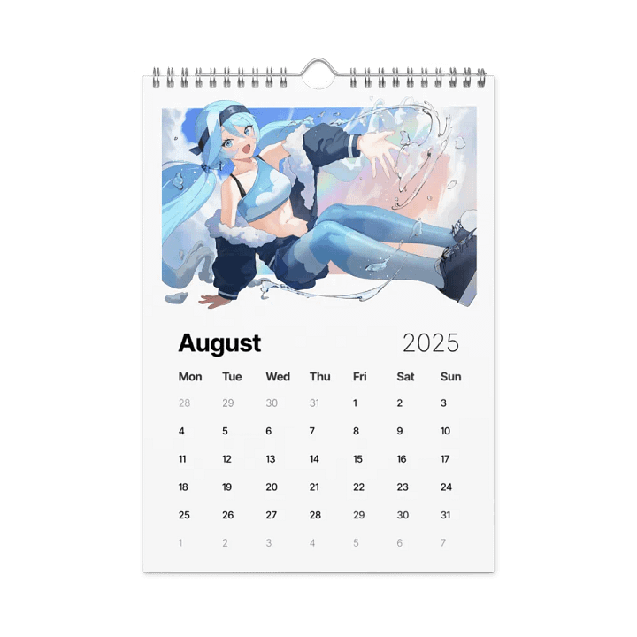 2025 CloudyClairity Calendar product image (2)
