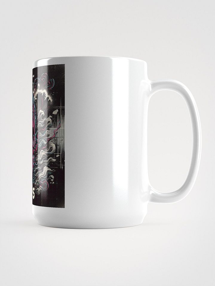 Feathered AD Logo White Glossy Mug product image (1)