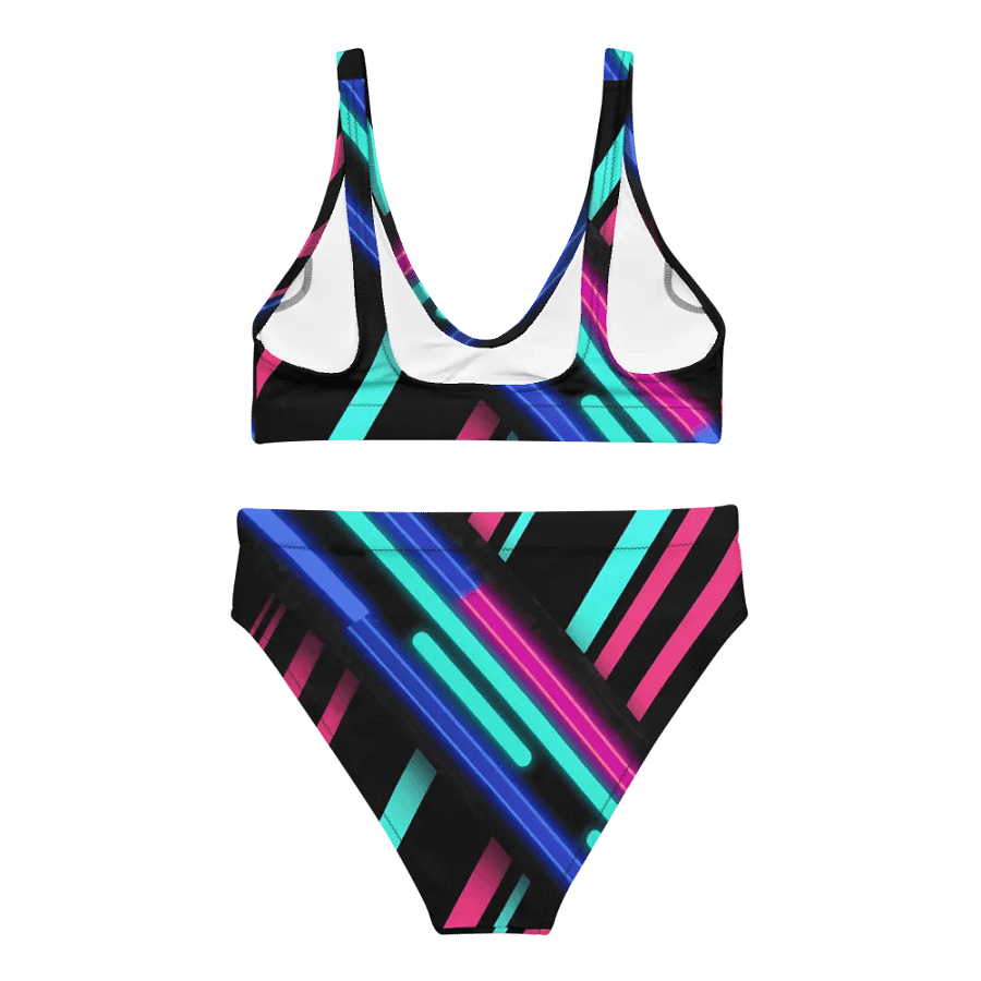 Neon Nightscape Stripe Bikini product image (5)