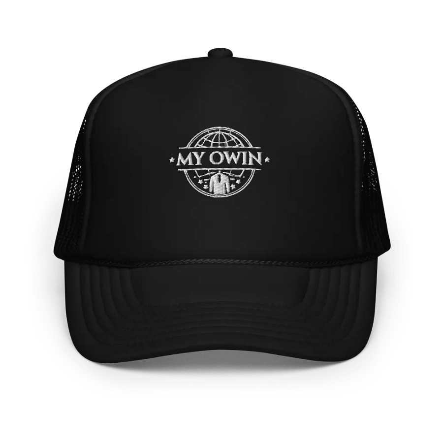 MAYOWA Pixel Emblem Trucker Hat product image (1)