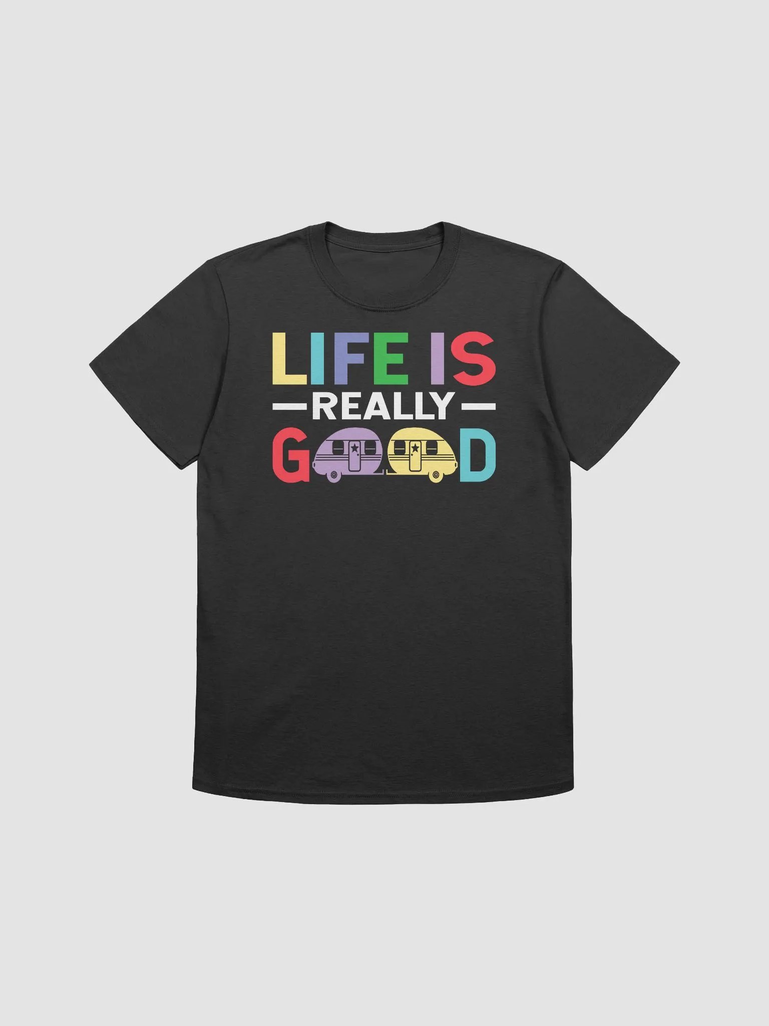 Life is Really Good Gildan 64000 Unisex Tshirt product image (2)