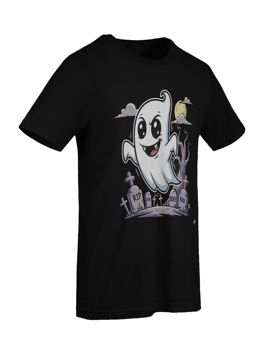 Cute Ghost T-Shirt | Halloween Spooky Ghost Graveyard Tee product image (9)