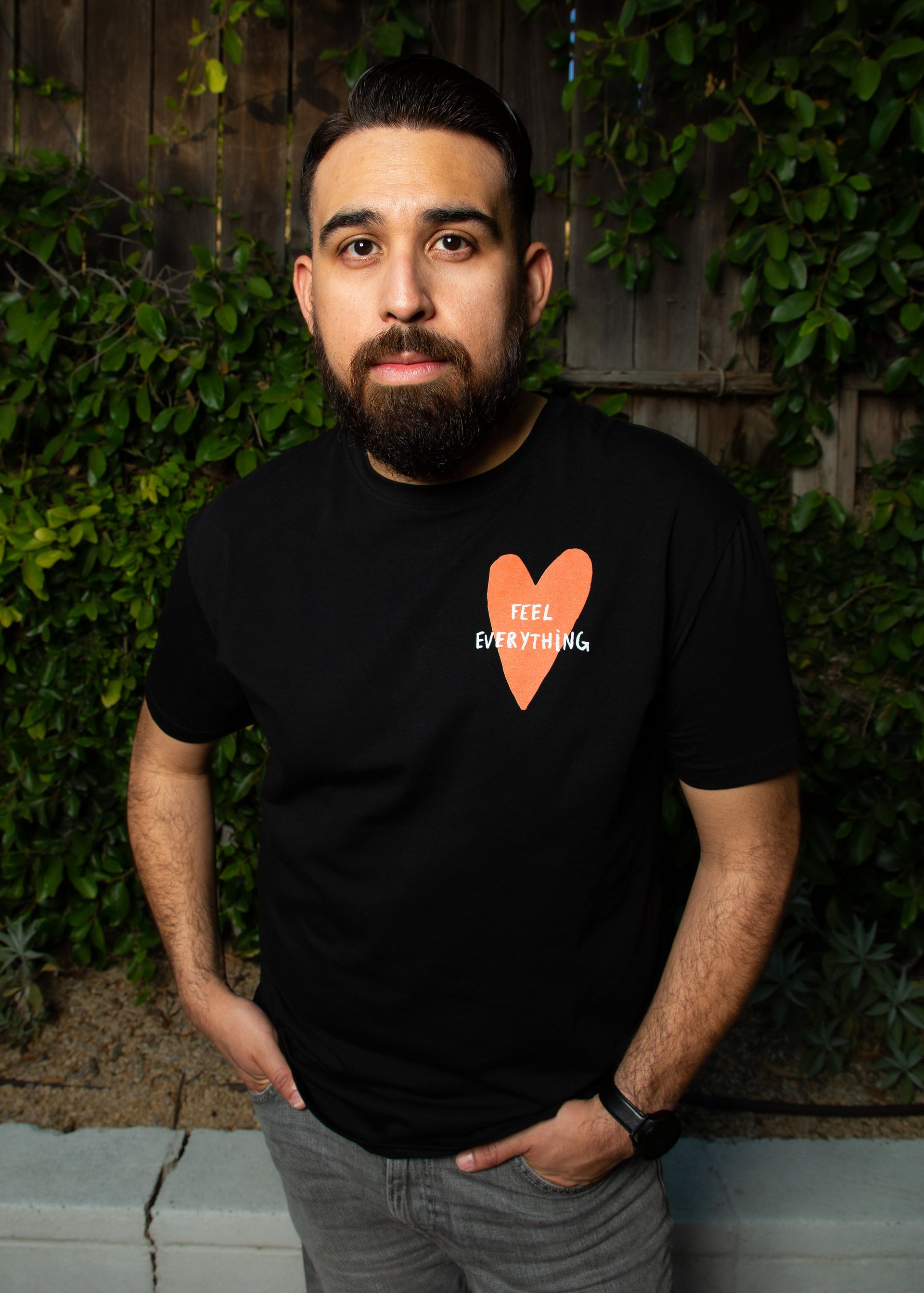 Feel Everything Black Tee product image (4)