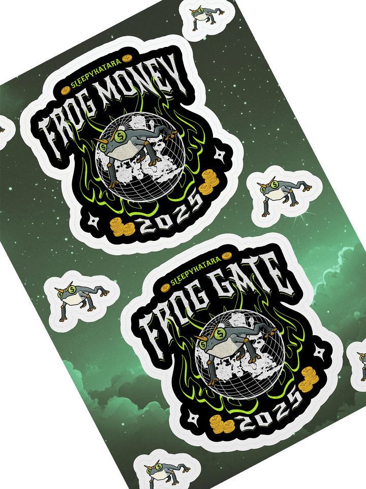 FROGMONEY2025 Sticker Sheet product image (2)