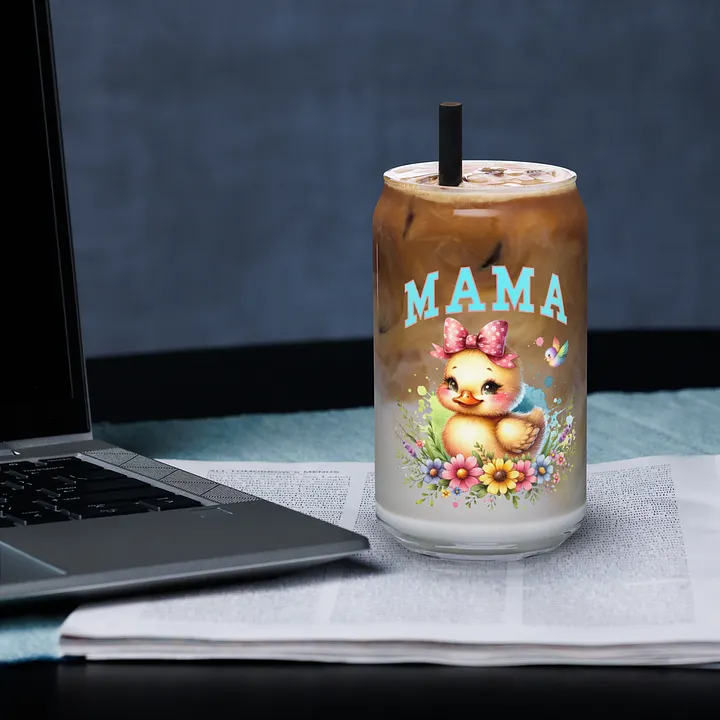 Mama Chicks Can-Shaped Glass 2 product image (2)
