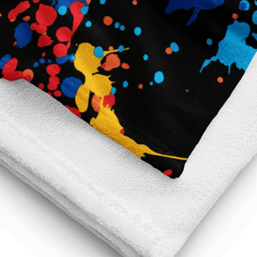 Retro Music Beach Towel - Blue product image (5)