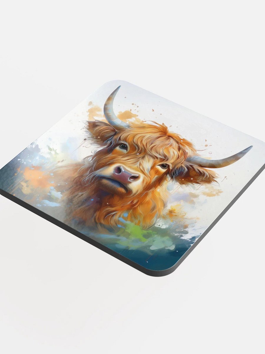 Highland Cow (4) Coaster product image (4)