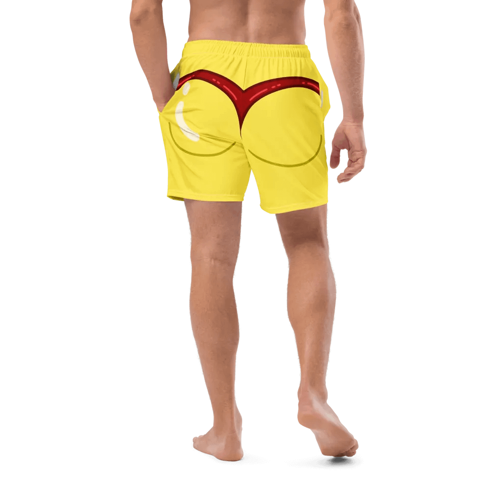 Lil Yellow Guy Th0ng Butt Swim Trunks product image (1)