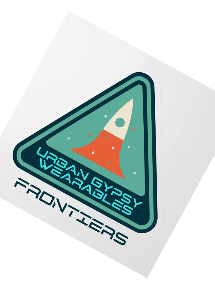 Frontiers Rocket Kiss Cut Sticker product image (2)