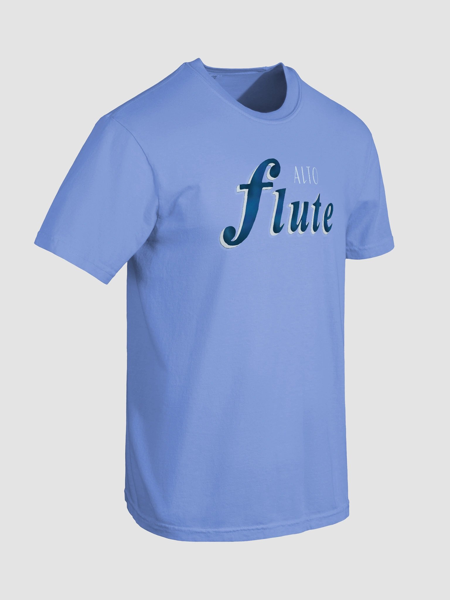 Alto Flute Script T-Shirt - (Forte Symbol) - Unisex product image (8)