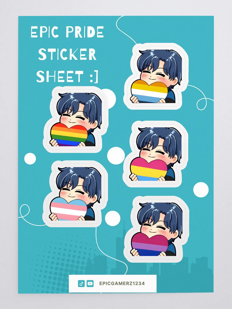 The Epic Pride Sticker Sheet :] product image (3)