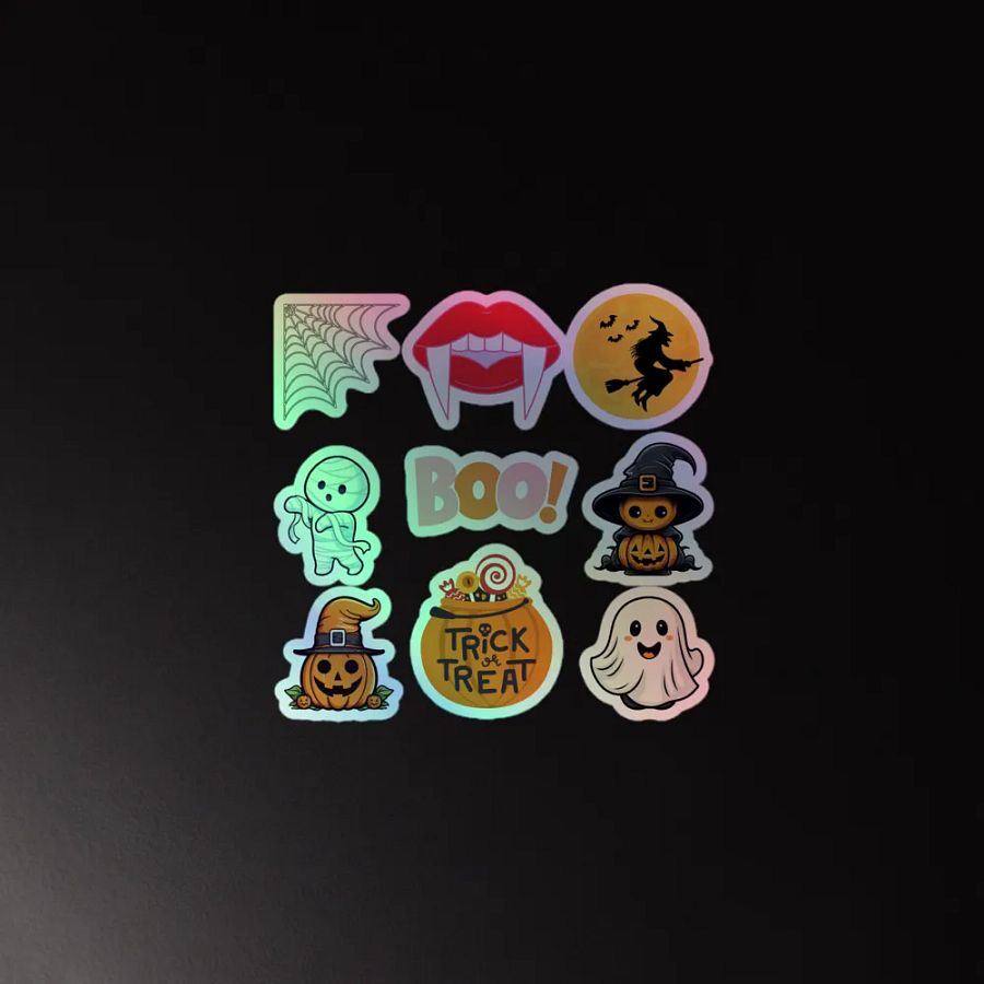 Spooky Holographic Halloween Sticker Sheet product image (4)
