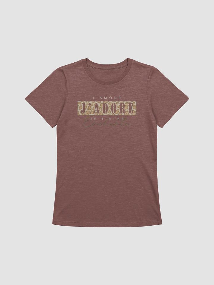 Women's Supersoft Relaxed-fit T-Shirt Adore Leopard Texture product image (10)
