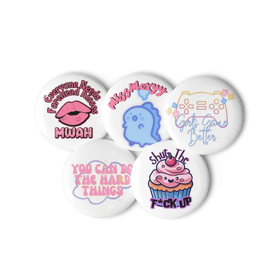 Sassy Cupcake Pin Button Set product image (11)