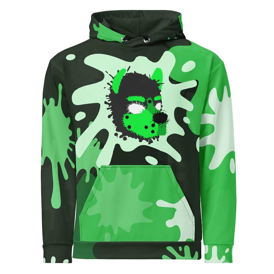Chaos Splatter Hoodie - Lime Green product image (2)