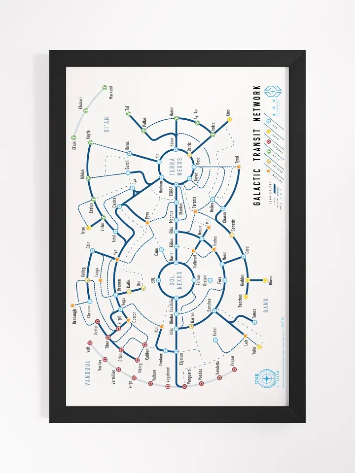 Galactic Transit Map product image (1)