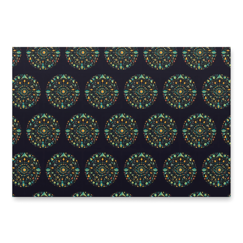 Circular Christmas Wrapping Paper Sheets product image (2)