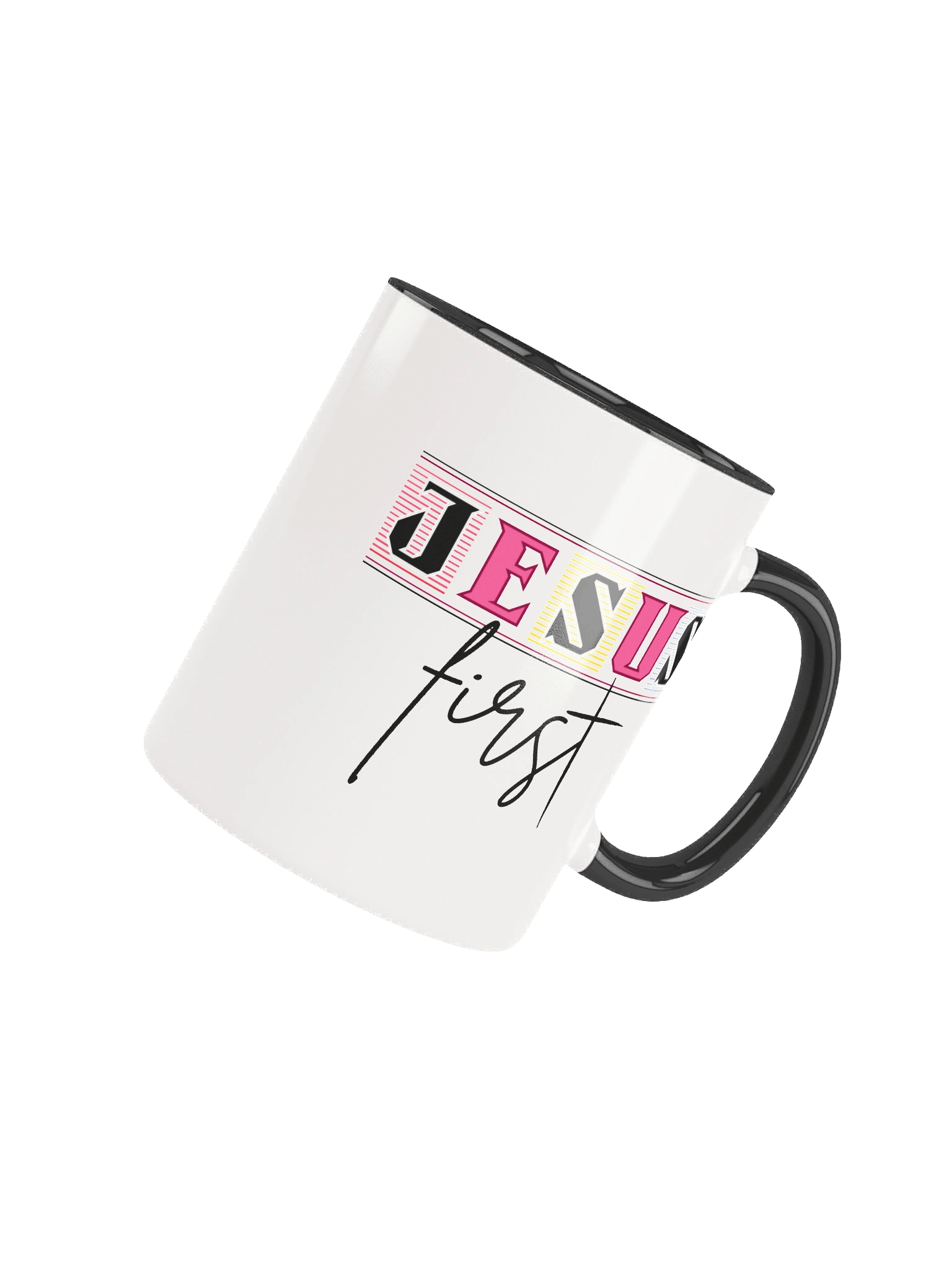 Jesus First Christian Mug | Faith Over Everything Coffee Cup | Inspirational Christian Gift for Believers product image (5)