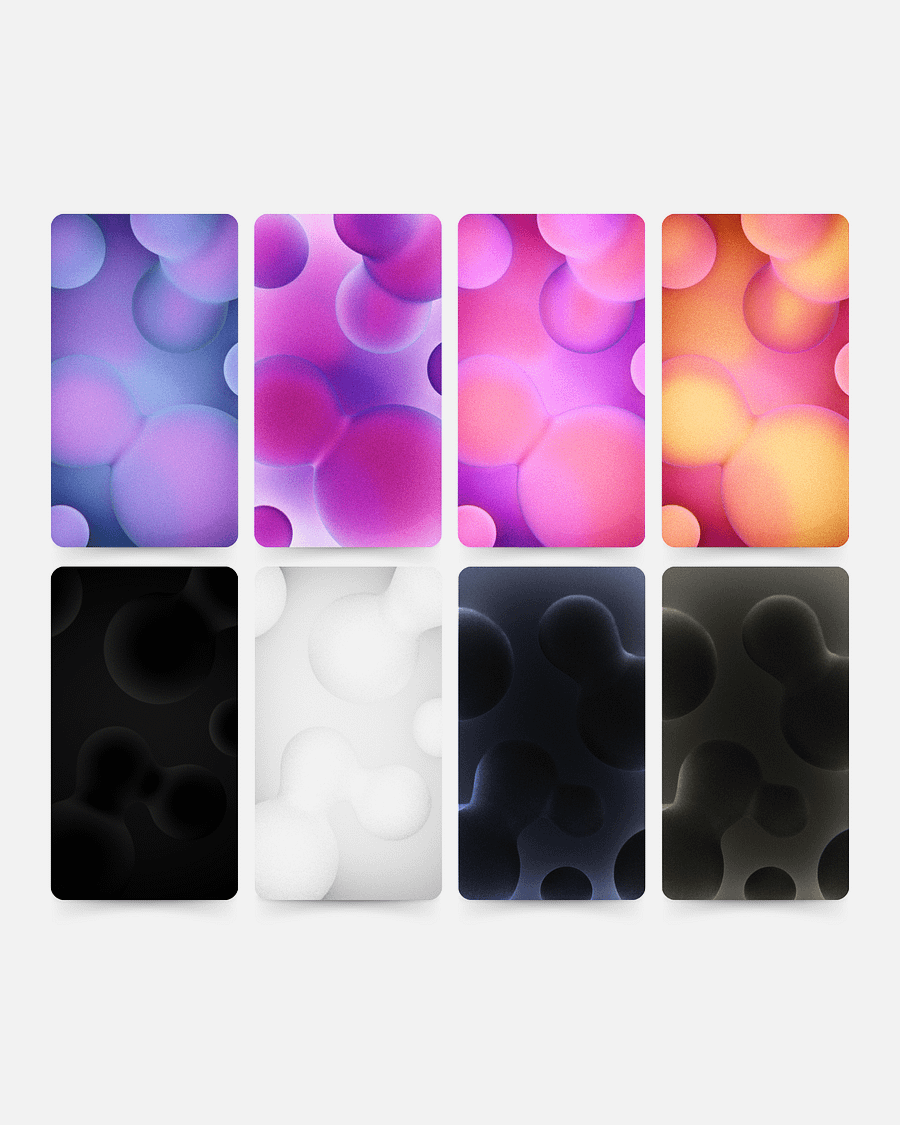 Grainy Bubbles Wallpaper Pack product image (5)