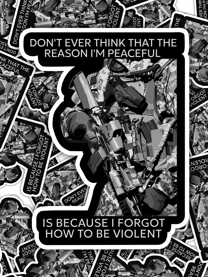 Sticker - Don't Ever Think - 2A Rights product image (1)