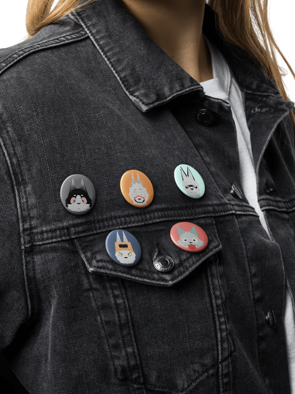 FACES | Face Pin Set 4 product image (3)