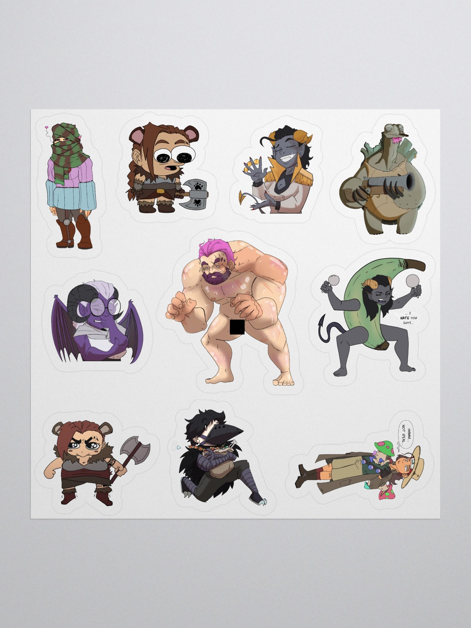 Maelhaven Doodle Sticker Pack #1 product image (1)