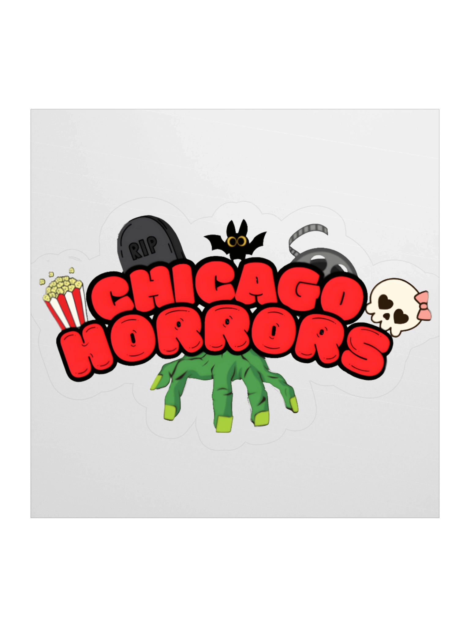 Chicago Horrors Logo Sticker product image (1)