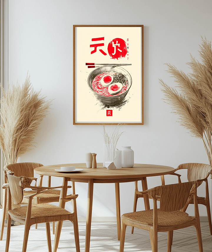 Ramen Nirvana Framed Matte Wall Art Canvas product image (2)