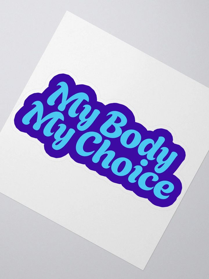 "My Body My Choice" Kiss Cut Stickers product image (4)