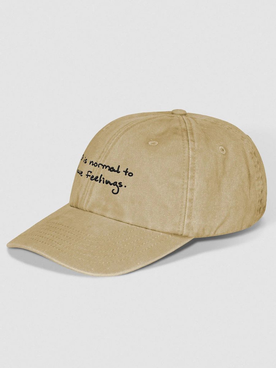 It is normal to have feelings. vintage dad hat product image (2)