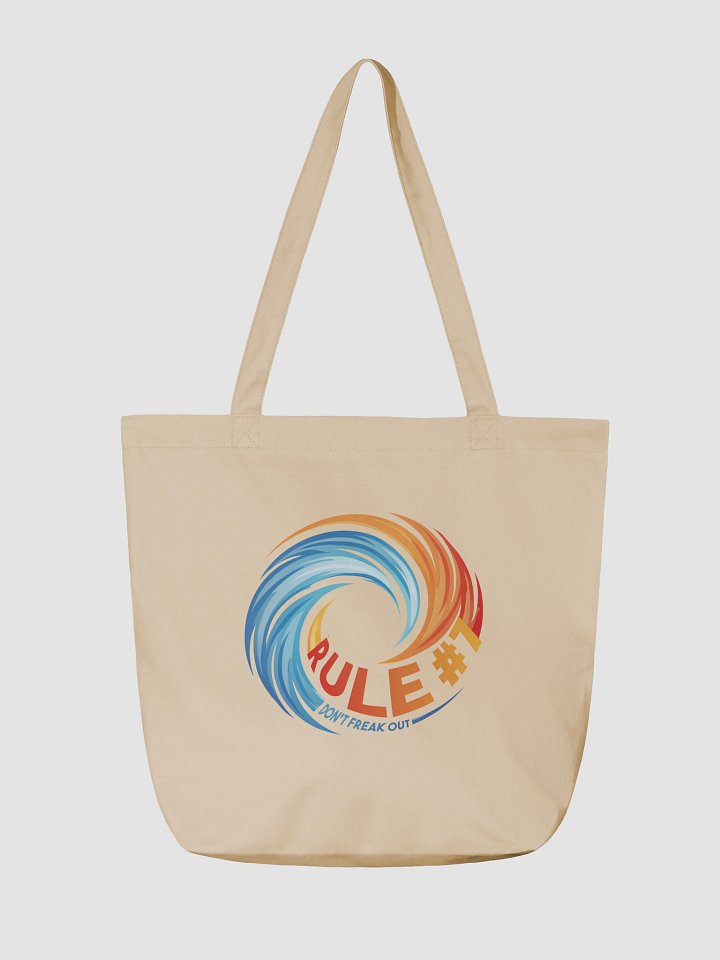 Rule #7 Tote Bag Blue and Orange product image (6)