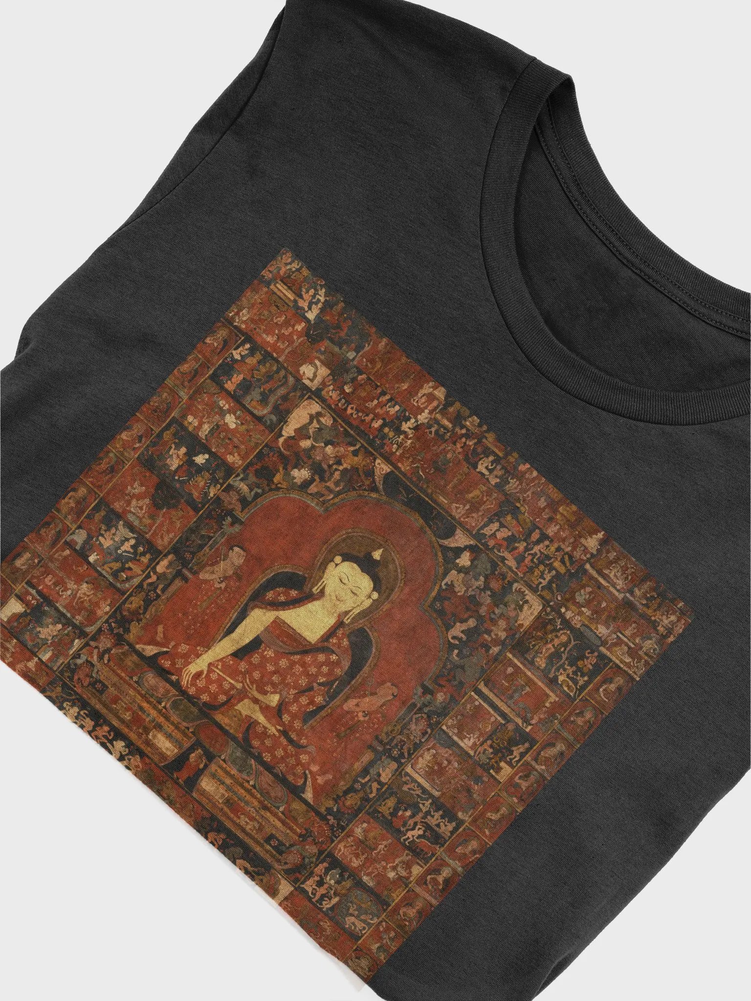 Life of the Buddha Traditional Buddhist Thangka Art Unisex T-Shirt product image (5)