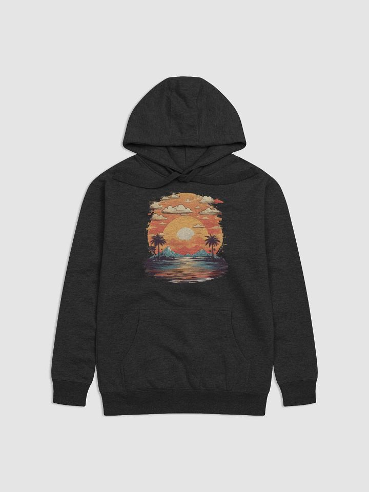 Tropical Sunrise Reflection Hoodie product image (4)
