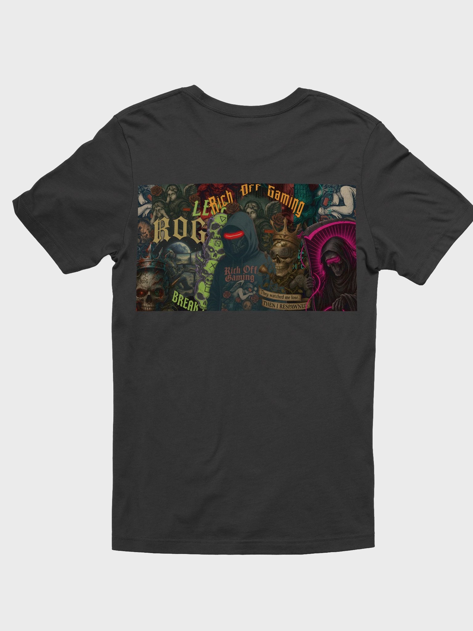 Gothic Logo ROG Monochrome T-Shirt product image (2)