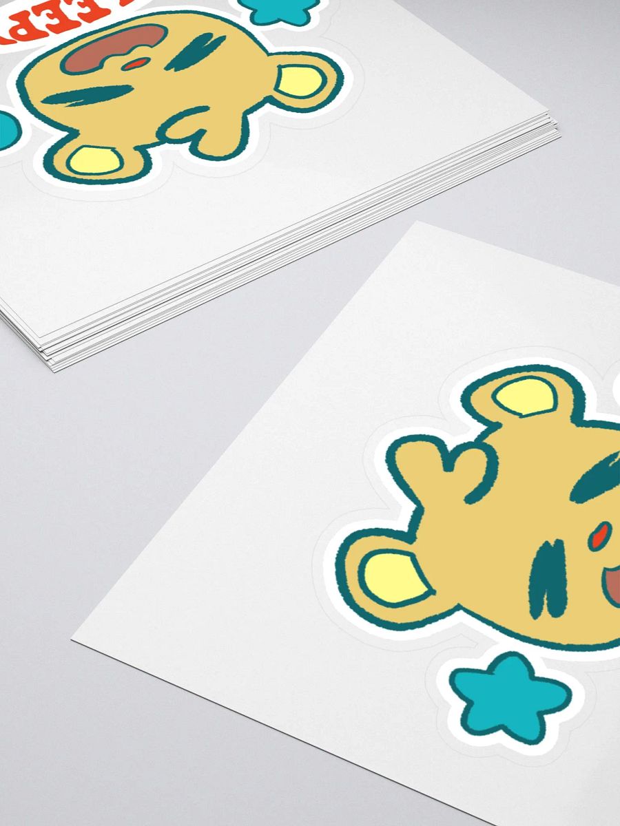 Sleepy Bearic Sticker product image (4)