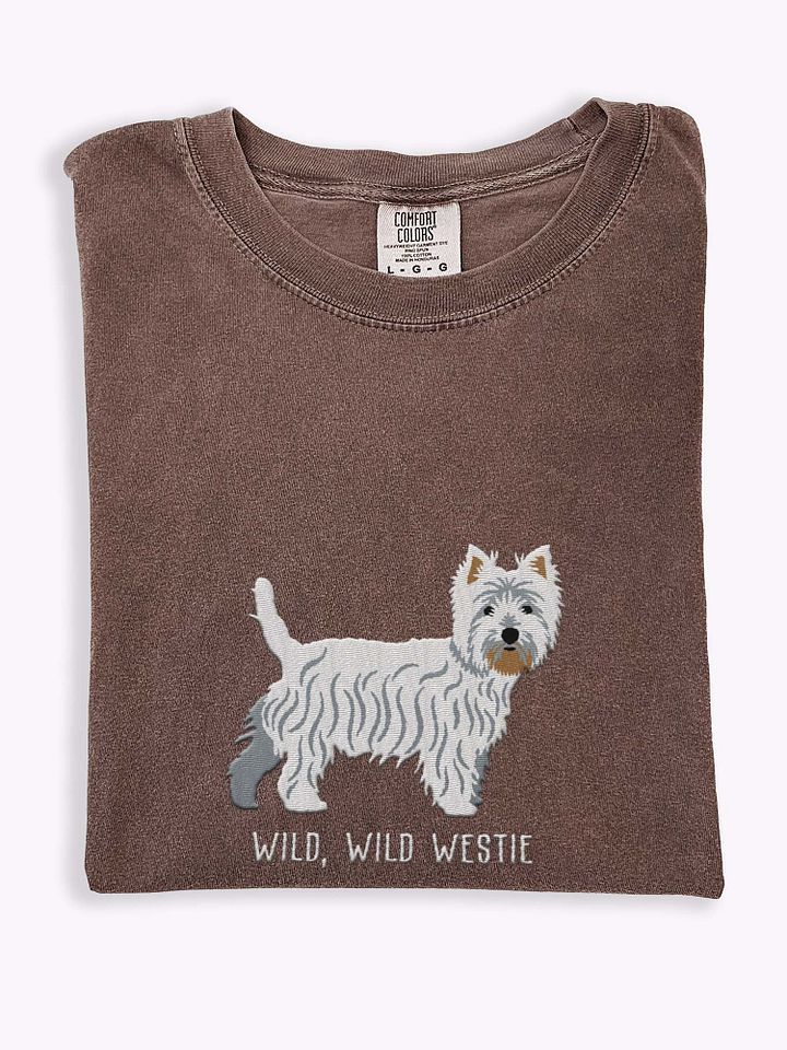 Wild, Wild Westie T-Shirt(Embroidered) of a West Highland White Terrier product image (1)