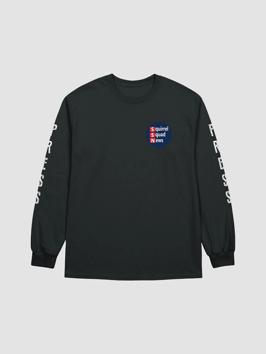White Text 2D Logo Bold Press Long Sleeve Tee product image (2)