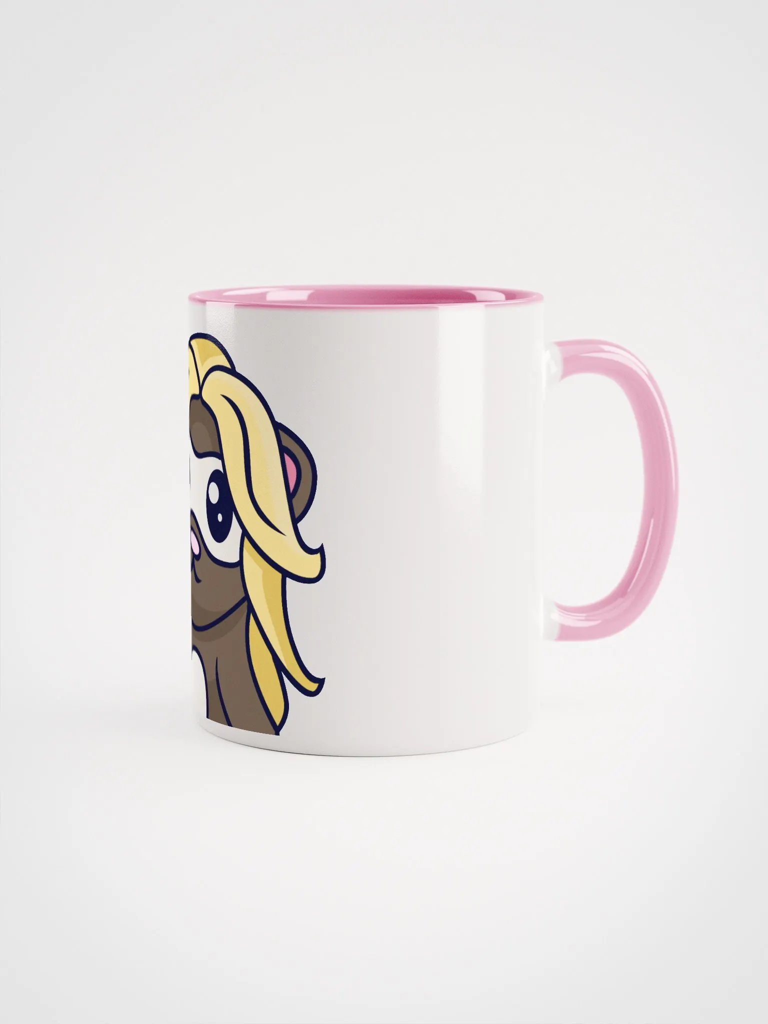 Ferret Mug on a Mug (pink) product image (1)