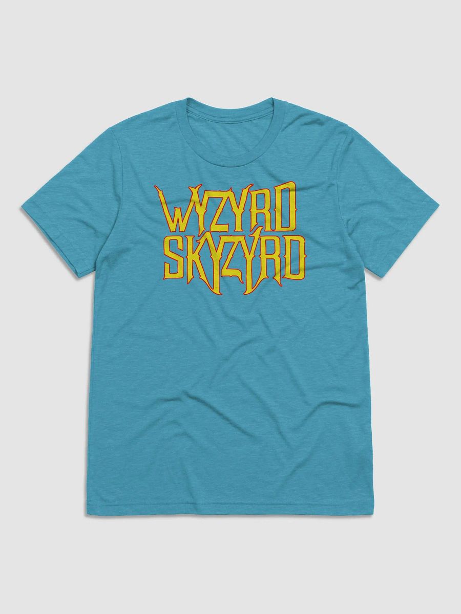 Wyzyrd Skyzyrd Logo Aqua Tri-blend Tee product image (1)