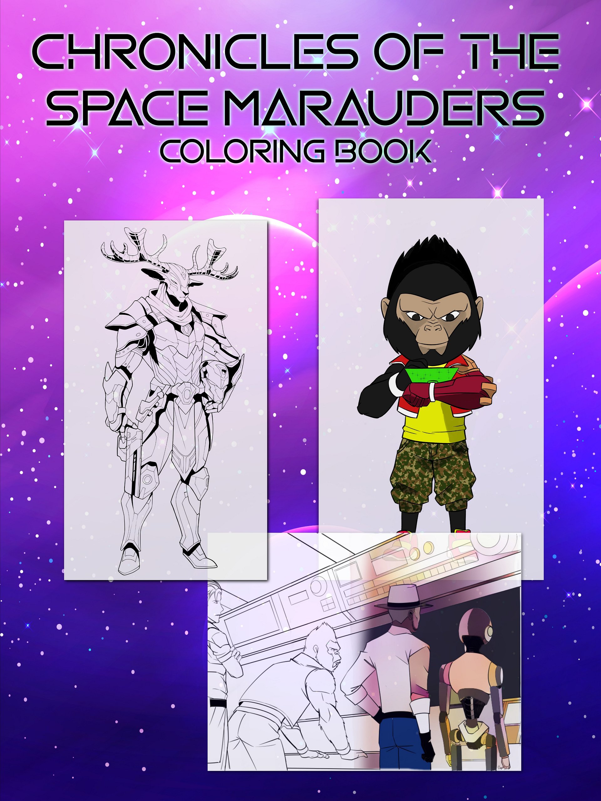 Space Marauder Coloring Book PDF product image (1)