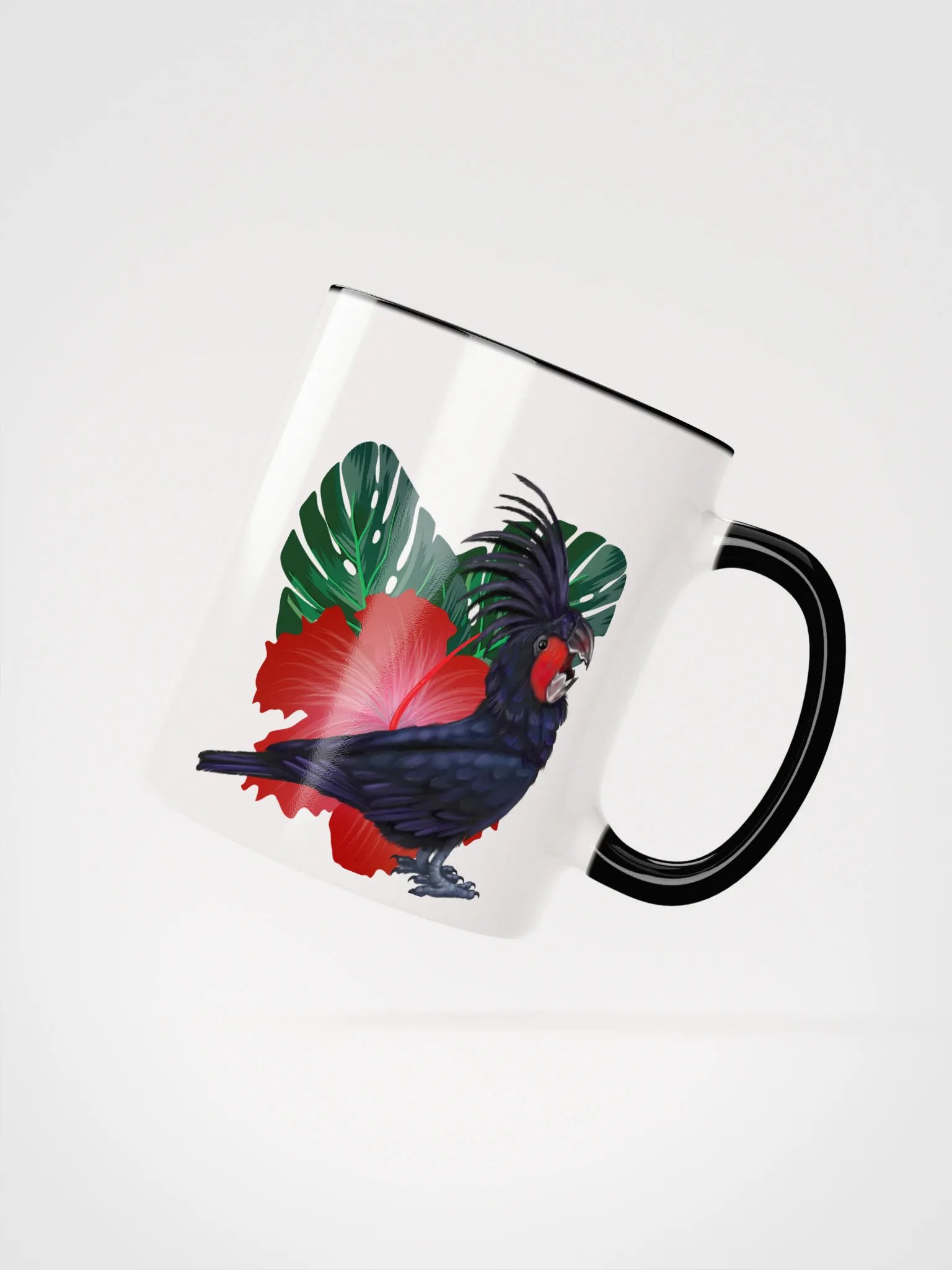 Palm Cockatoo Ceramic Mug product image (3)