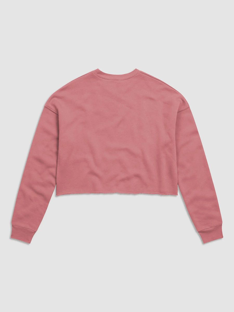 Feminine Rising Cropped Sweatshirt. (Pink) product image (2)