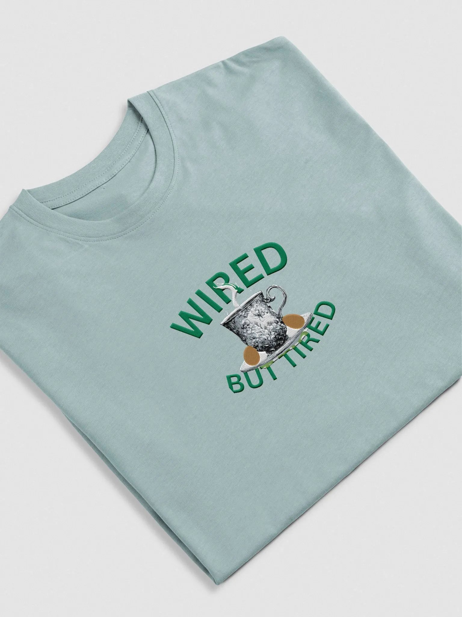 Embroidered Wired But Tired Shirt product image (4)