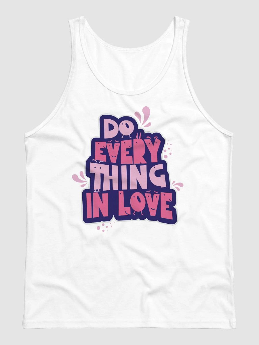 Do Everything In Love | Jersey Tank by Bella+Canvas product image (2)