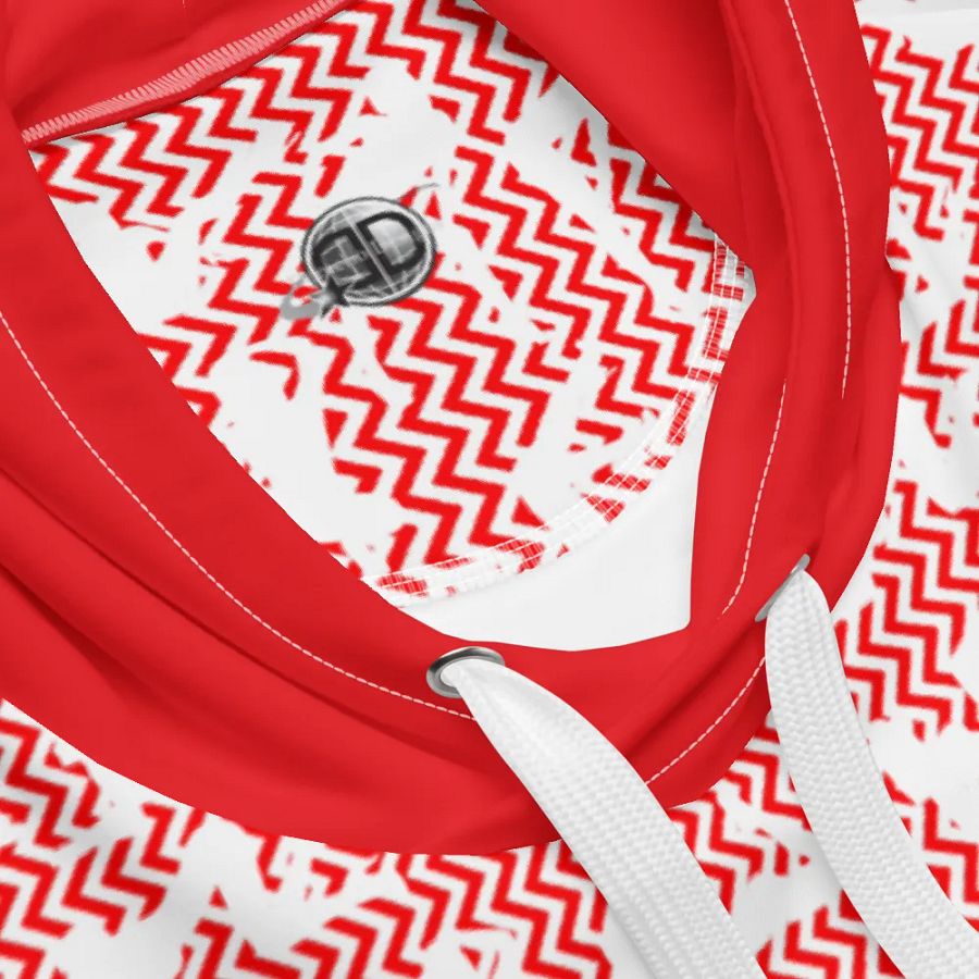 Dynamic Zig-Zag - RED | Unisex Hoodie product image (4)
