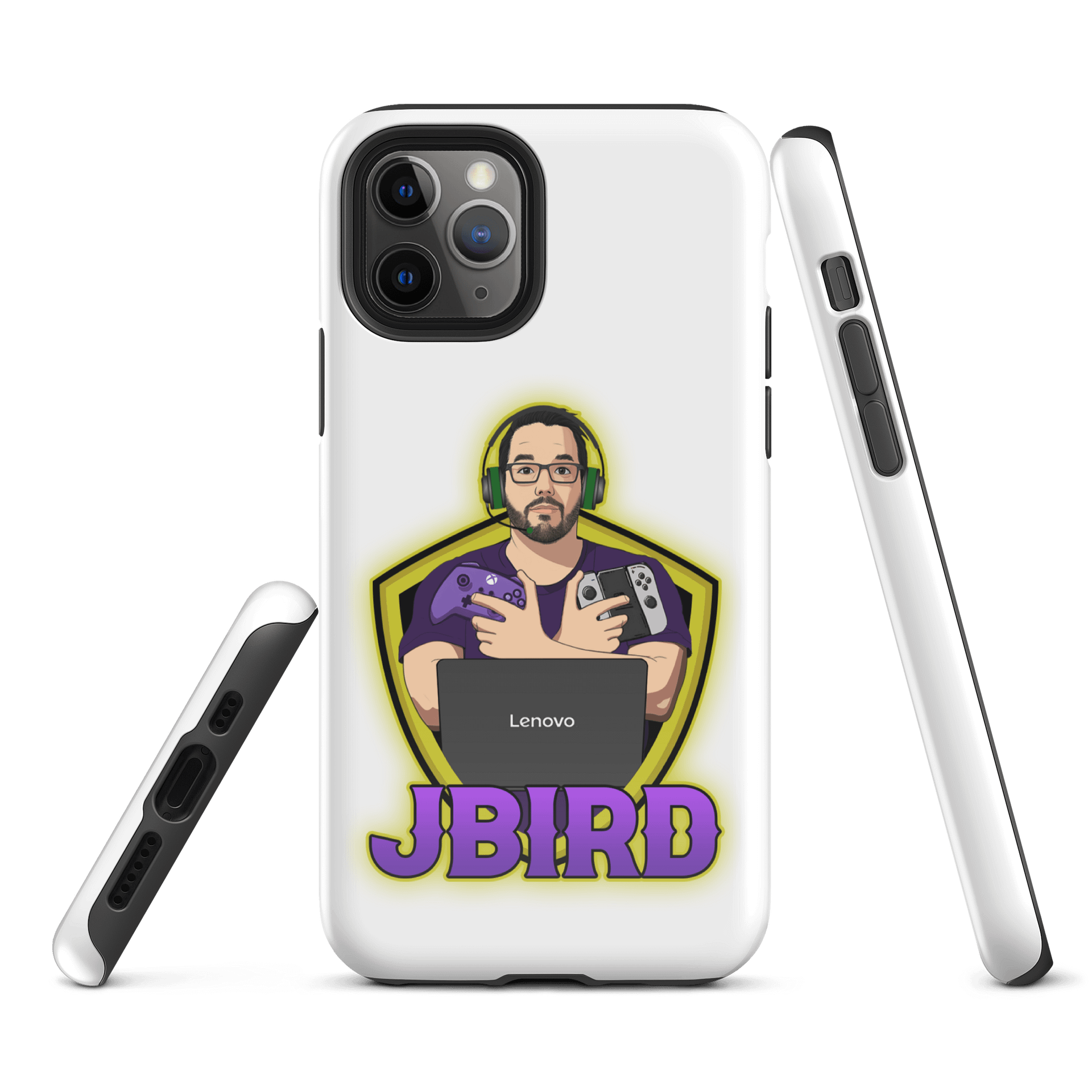 The Ultimate Gamer's Tough iPhone® Case-White product image (1)